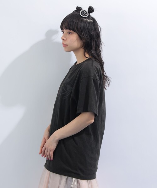mmts(マミタス)の「SHAAA Tシャツ 旅行 レイヤード 洗濯可能 主役トップス ライブ(Tシャツ/カットソー・レディース・ブラック/ホワイト・S/M/L/XL)」の20枚目の写真