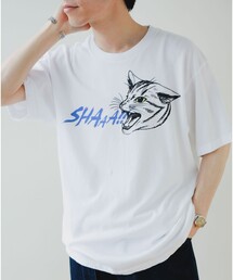 mmts | SHAAA Tシャツ 旅行 レイヤード 洗濯可能 主役トップス ライブ(Tシャツ/カットソー)