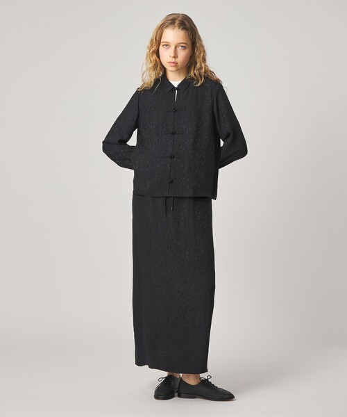 Steven Alan(スティーブンアラン)の「<Steven Alan>フラワー ジャガード チャイナモチーフボタン シャツ(シャツ/ブラウス・レディース・ライトブルー/ブラック・M/S)」の7枚目の写真