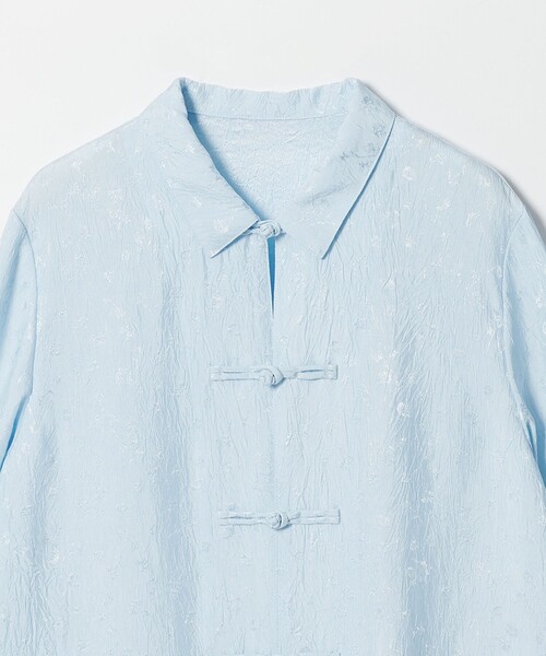 Steven Alan(スティーブンアラン)の「<Steven Alan>フラワー ジャガード チャイナモチーフボタン シャツ(シャツ/ブラウス・レディース・ライトブルー/ブラック・M/S)」の18枚目の写真