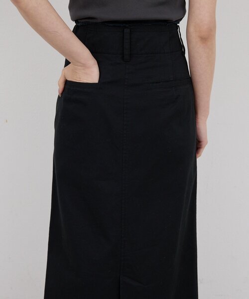 GALLARDAGALANTE（ガリャルダガランテ）の「【CHIKAコラボ】チノストレッチスカート（スカート・レディース・ブラック/ベージュ・0/1）」の13枚目の写真