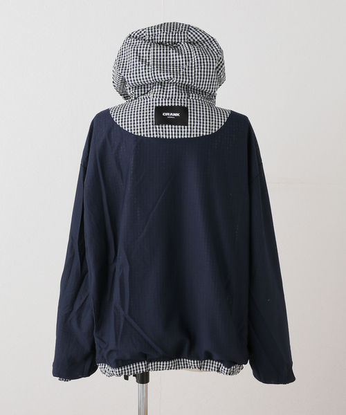 U by SPICK&SPAN（ユーバイスピックアンドスパン）の「CRANK/クランク CHECK FRILL WINDBREAKER（その他アウター・レディース・ネイビー・FREE）」の19枚目の写真