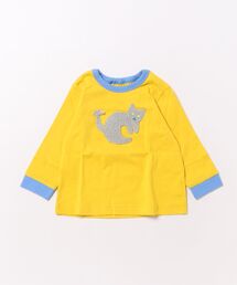 HAKKA BABY | [ベビー]アニマル編みモチーフ長袖Tシャツ(Tシャツ/カットソー)