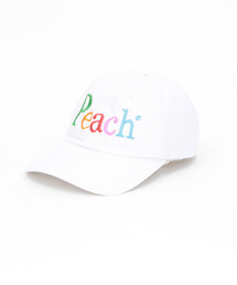 byeA.（バイエー）の「byeA./バイエー NOT APPLE CAP Peach/バイエー ロゴキャップ（キャップ）」