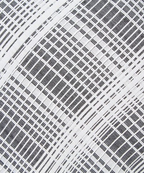 HIDEAWAYS NICOLE（ハイダウェイニコル）の「バイアスブリスターチェックジャカード クルーネック半袖プルオーバー（Tシャツ/カットソー・メンズ・ブルー/ホワイト×ブラック/ホワイト×ブルー/ホワイト×ライトグレー/ブラック×グレー・MEDIUM/LARGE/X-LARGE）」の19枚目の写真