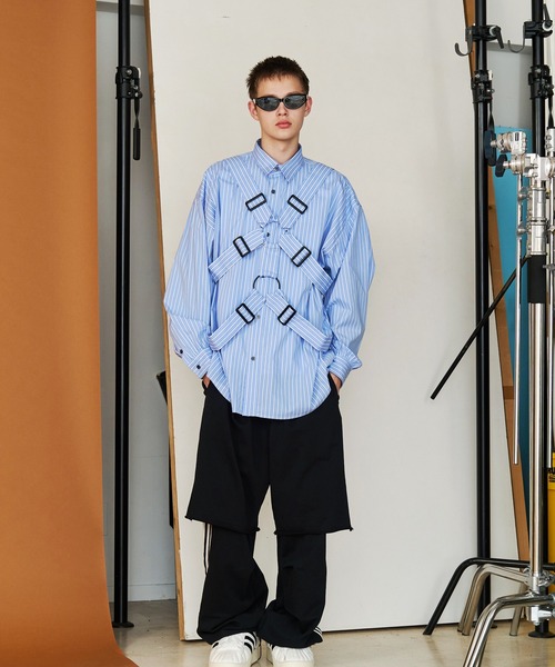 SeeSew(シーソー)の「【UNISEX】PARASHUTE SHIRTS/パラシュートシャツ(シャツ/ブラウス・メンズ・パープル/サックスブルー・M/L)」の18枚目の写真