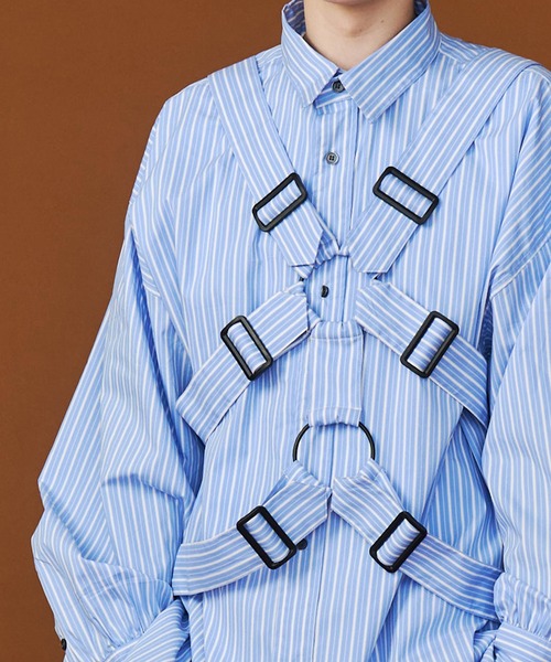 SeeSew(シーソー)の「【UNISEX】PARASHUTE SHIRTS/パラシュートシャツ(シャツ/ブラウス・メンズ・パープル/サックスブルー・M/L)」の14枚目の写真