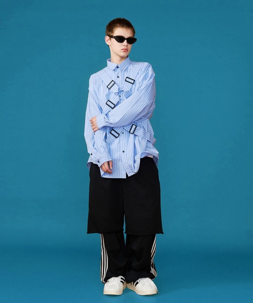 SeeSew(シーソー)の「【UNISEX】PARASHUTE SHIRTS/パラシュートシャツ(シャツ/ブラウス・メンズ・パープル/サックスブルー・M/L)」の17枚目の写真