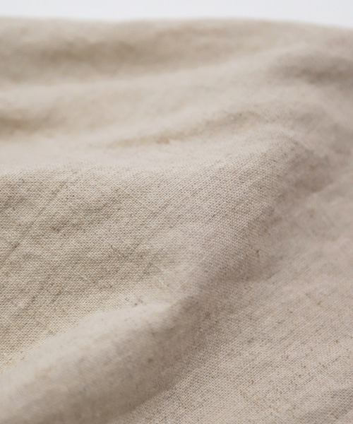 prit（プリット）の「[prit] ギマメッシュ×リネンコットンピンオックス 切替トッパーショートカーディガン（カーディガン/ボレロ・レディース・ライトベージュ・FREE）」の5枚目の写真