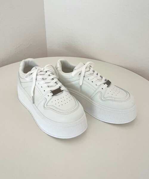 prose verse（プロズヴェール）の「プラットフォームスニーカー（スニーカー・レディース・ホワイト・X-LARGE/LARGE/MEDIUM/SMALL）」の6枚目の写真