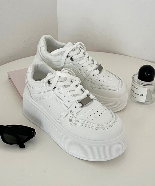 prose verse（プロズヴェール）の「プラットフォームスニーカー（スニーカー・レディース・ホワイト・X-LARGE/LARGE/MEDIUM/SMALL）」の2枚目の写真