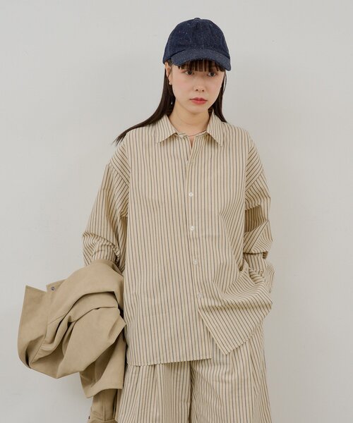 WHIMSIC（ウィムジック）の「【UNISEX】ネップデニムキャップ（キャップ・メンズ・ブラック/ネイビー・FREE）」の15枚目の写真