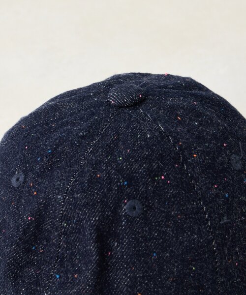 WHIMSIC（ウィムジック）の「【UNISEX】ネップデニムキャップ（キャップ・メンズ・ブラック/ネイビー・FREE）」の7枚目の写真