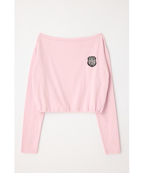 LAGUA GEM(ラグアジェム)の「WAPPEN LOOSEY トップス(Tシャツ/カットソー・レディース・ライトピンク/ライトイエロー/グレー・FREE)」の8枚目の写真