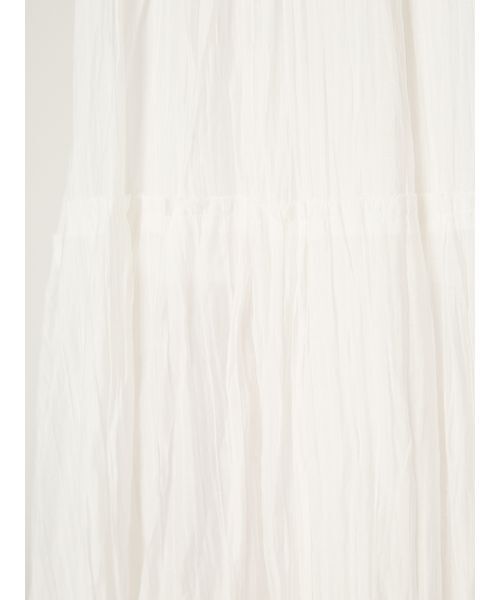 FRAY I.D（フレイアイディー）の「セミシアーティアードスカート（スカート・レディース・イエロー/オフホワイト/ブルー・0/1）」の7枚目の写真