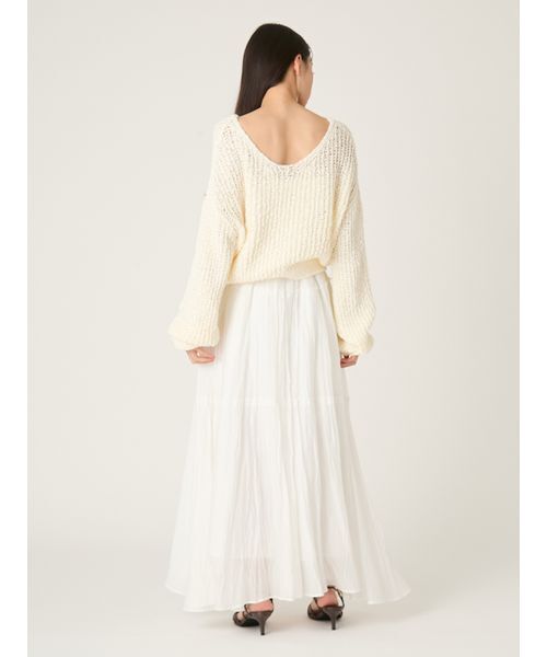 FRAY I.D（フレイアイディー）の「セミシアーティアードスカート（スカート・レディース・イエロー/オフホワイト/ブルー・0/1）」の15枚目の写真