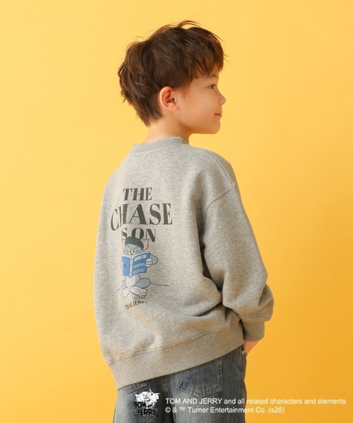 LEPSIM（レプシィム）の「【KIDS】トムとジェリースウェット　632789（スウェット・キッズ・グレー/チャコールグレー/アイボリー・130）」の3枚目の写真