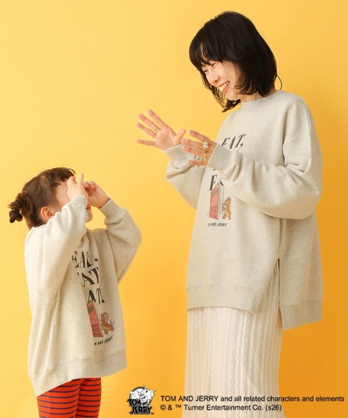 LEPSIM（レプシィム）の「【KIDS】トムとジェリースウェット　632789（スウェット・キッズ・グレー/チャコールグレー/アイボリー・130）」の20枚目の写真