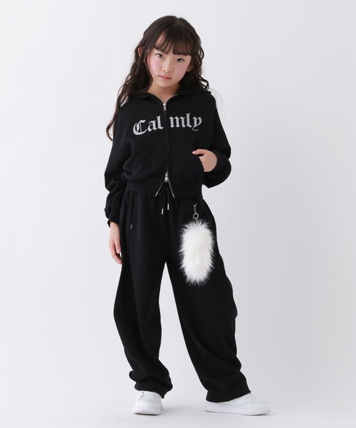 10C REPIPI(ジューシーレピピ)の「【10C REPIPI】ロゴWZIPフーディ(パーカー・キッズ・ブラック/グレー・120cm/130cm/140cm/110cm)」の3枚目の写真