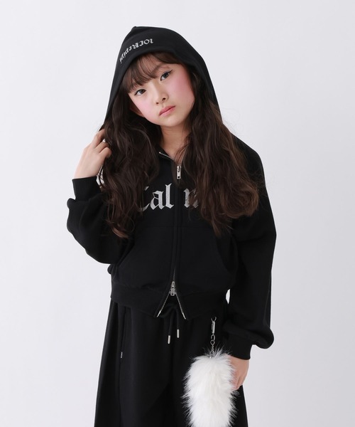 10C REPIPI(ジューシーレピピ)の「【10C REPIPI】ロゴWZIPフーディ(パーカー・キッズ・ブラック/グレー・120cm/130cm/140cm/110cm)」の7枚目の写真