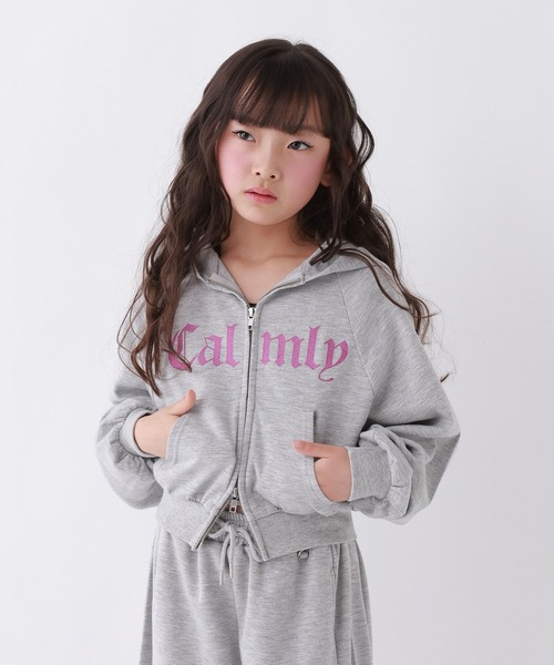 10C REPIPI(ジューシーレピピ)の「【10C REPIPI】ロゴWZIPフーディ(パーカー・キッズ・ブラック/グレー・120cm/130cm/140cm/110cm)」の11枚目の写真