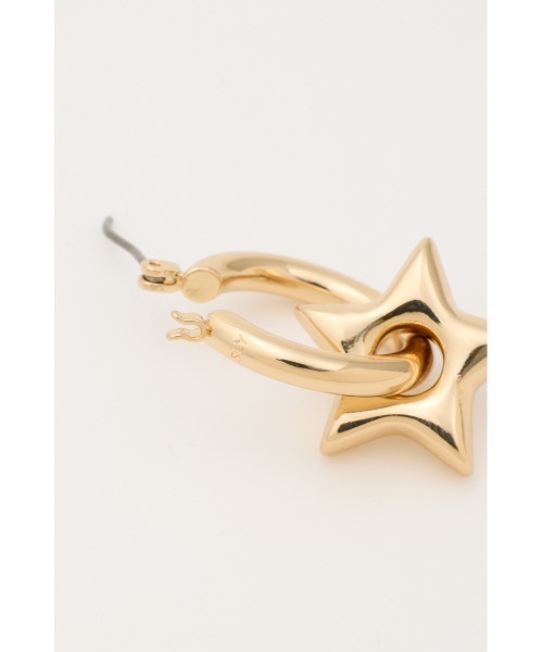 SLY(スライ)の「CHUNKY STAR P/EARRING チャンキースターピアス(ピアス(両耳用)・レディース・シルバー/ゴールド・FREE)」の11枚目の写真