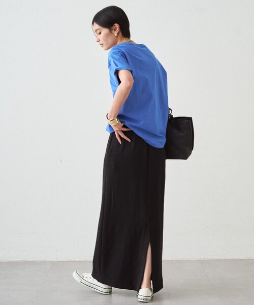 LOUNGEDRESS(ラウンジドレス)の「ダブルジョーゼットタイトスカート(スカート・レディース・ブラウン/ブラック・SMALL/MEDIUM)」の21枚目の写真