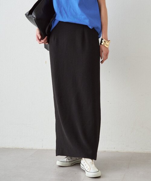 LOUNGEDRESS(ラウンジドレス)の「ダブルジョーゼットタイトスカート(スカート・レディース・ブラウン/ブラック・SMALL/MEDIUM)」の19枚目の写真