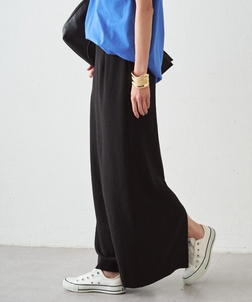 LOUNGEDRESS(ラウンジドレス)の「ダブルジョーゼットタイトスカート(スカート・レディース・ブラウン/ブラック・SMALL/MEDIUM)」の18枚目の写真