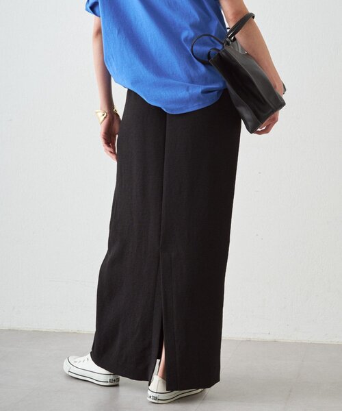 LOUNGEDRESS(ラウンジドレス)の「ダブルジョーゼットタイトスカート(スカート・レディース・ブラウン/ブラック・SMALL/MEDIUM)」の17枚目の写真