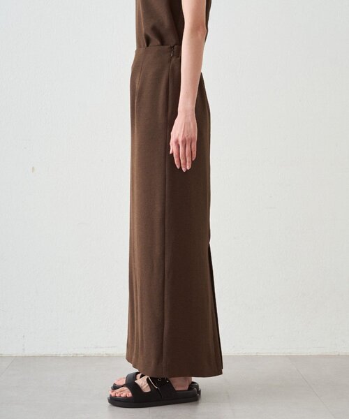 LOUNGEDRESS(ラウンジドレス)の「ダブルジョーゼットタイトスカート(スカート・レディース・ブラウン/ブラック・SMALL/MEDIUM)」の7枚目の写真