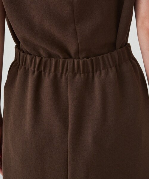 LOUNGEDRESS(ラウンジドレス)の「ダブルジョーゼットタイトスカート(スカート・レディース・ブラウン/ブラック・SMALL/MEDIUM)」の5枚目の写真