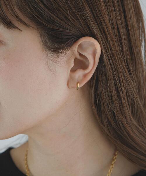 URBAN RESEARCH Sonny Label（アーバンリサーチサニーレーベル）の「ステンレスツートーンフープピアス（ピアス（両耳用）・レディース・その他1・ONE）」の3枚目の写真