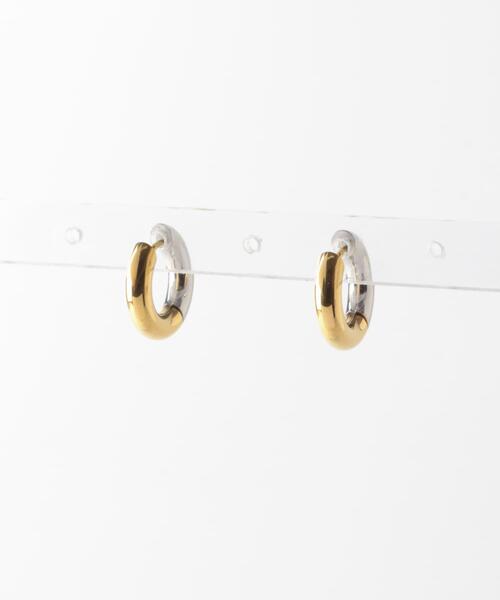 URBAN RESEARCH Sonny Label（アーバンリサーチサニーレーベル）の「ステンレスツートーンフープピアス（ピアス（両耳用）・レディース・その他1・ONE）」の4枚目の写真