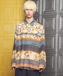 《UNISEX》【Italian Dead Stock Fabric】Prime-Over Regular Collar Various Patterns Shirt/【イタリアンデッドストックファブリック】プライムオーバーレギュラーカラーヴェリアスパターンシャツ【MAISON SPECIAL/メゾンスペシャル】