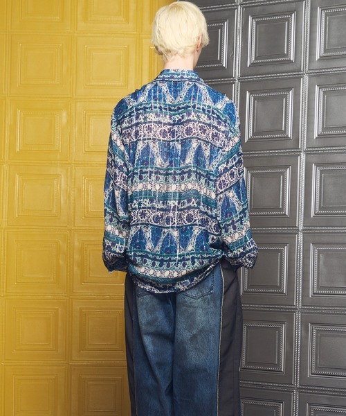 MAISON SPECIAL（メゾンスペシャル）の「《UNISEX》【Italian Dead Stock Fabric】Prime-Over Regular Collar Various Patterns Shirt/【イタリアンデッドストックファブリック】プライムオーバーレギュラーカラーヴェリアスパターンシャツ【MAISON SPECIAL/メゾンスペシャル】（シャツ/ブラウス・メンズ・その他8/その他6/その他9/その他7/その他4/その他11/その他5/その他3/その他2/その他1/その他10・2/1/0）」の14枚目の写真