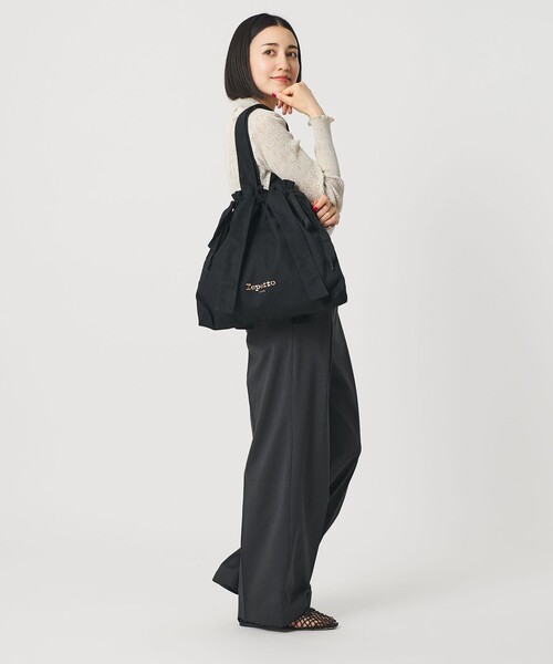 Repetto（レペット）の「【WEB限定】＜repetto＞トートバッグ（トートバッグ・レディース・ブラック・FREE）」の2枚目の写真