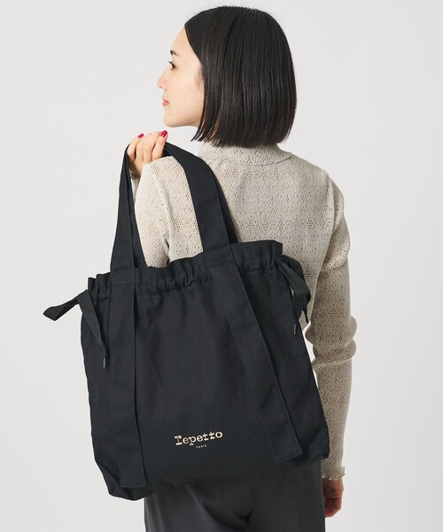 Repetto（レペット）の「【WEB限定】＜repetto＞トートバッグ（トートバッグ・レディース・ブラック・FREE）」の4枚目の写真