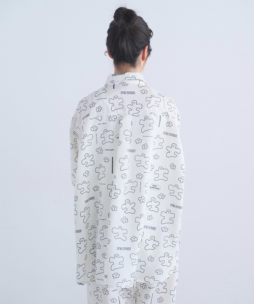 I am I in fact...(アイアムアイインファクト)の「_JOI 2 D WRLD SHIRT(シャツ/ブラウス・レディース・ホワイト/ブラック・FREE)」の7枚目の写真
