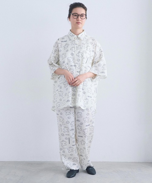 I am I in fact...(アイアムアイインファクト)の「_JOI 2 D WRLD SHIRT(シャツ/ブラウス・レディース・ホワイト/ブラック・FREE)」の15枚目の写真