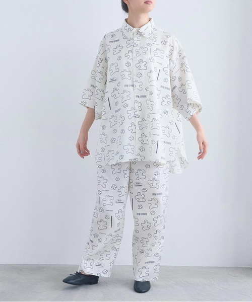 I am I in fact...(アイアムアイインファクト)の「_JOI 2 D WRLD SHIRT(シャツ/ブラウス・レディース・ホワイト/ブラック・FREE)」の12枚目の写真