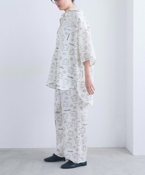 I am I in fact...(アイアムアイインファクト)の「_JOI 2 D WRLD SHIRT(シャツ/ブラウス・レディース・ホワイト/ブラック・FREE)」の22枚目の写真