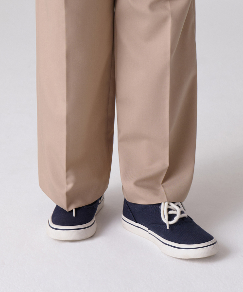 MUSINSA STANDARD KIDS（ムシンサスタンダードキッズ）の「ワイドバンディングスラックス[ベージュ]（その他パンツ・レディース・その他・110/130/140/160/150/120）」の8枚目の写真