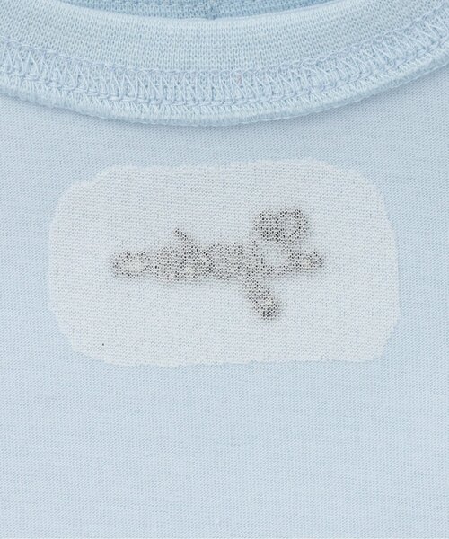 Lycee mine（リセマイン）の「【綿100％】 【スクール対応】AラインTシャツ(２枚セット)（Tシャツ/カットソー・キッズ・サックスブルー/ラベンダー・120cm/140cm/100cm/130cm/110cm）」の5枚目の写真