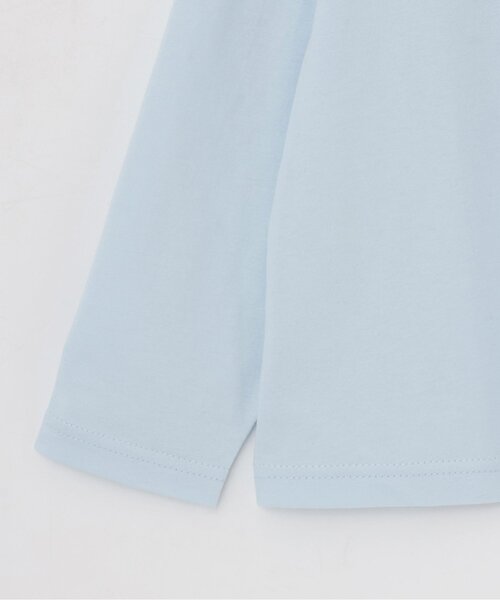 Lycee mine（リセマイン）の「【綿100％】 【スクール対応】AラインTシャツ(２枚セット)（Tシャツ/カットソー・キッズ・サックスブルー/ラベンダー・120cm/140cm/100cm/130cm/110cm）」の6枚目の写真