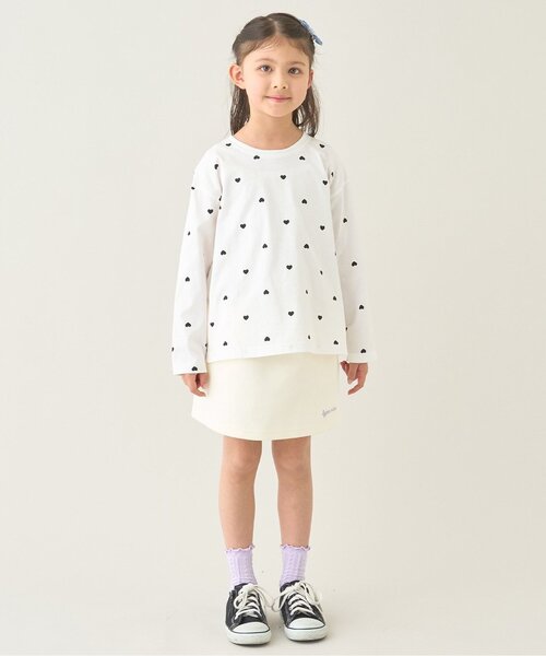 Lycee mine（リセマイン）の「【綿100％】 【スクール対応】AラインTシャツ(２枚セット)（Tシャツ/カットソー・キッズ・サックスブルー/ラベンダー・120cm/140cm/100cm/130cm/110cm）」の11枚目の写真