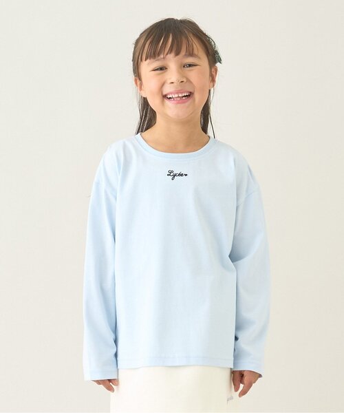 Lycee mine（リセマイン）の「【綿100％】 【スクール対応】AラインTシャツ(２枚セット)（Tシャツ/カットソー・キッズ・サックスブルー/ラベンダー・120cm/140cm/100cm/130cm/110cm）」の14枚目の写真