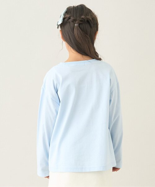 Lycee mine（リセマイン）の「【綿100％】 【スクール対応】AラインTシャツ(２枚セット)（Tシャツ/カットソー・キッズ・サックスブルー/ラベンダー・120cm/140cm/100cm/130cm/110cm）」の15枚目の写真