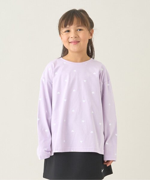 Lycee mine（リセマイン）の「【綿100％】 【スクール対応】AラインTシャツ(２枚セット)（Tシャツ/カットソー・キッズ・サックスブルー/ラベンダー・120cm/140cm/100cm/130cm/110cm）」の18枚目の写真