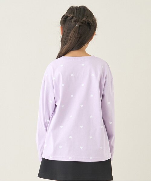 Lycee mine（リセマイン）の「【綿100％】 【スクール対応】AラインTシャツ(２枚セット)（Tシャツ/カットソー・キッズ・サックスブルー/ラベンダー・120cm/140cm/100cm/130cm/110cm）」の20枚目の写真